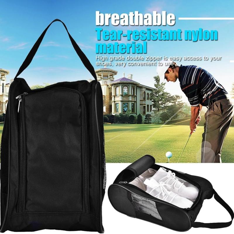 Shoe Bag Dust - 휴대용 대용량 골프화 가방 옥스포드 천