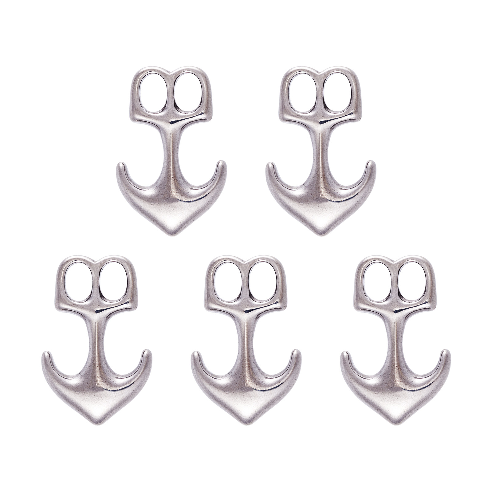 Patent Leather Shine - 5pcs 앵커 후크 걸쇠 여성용 304
