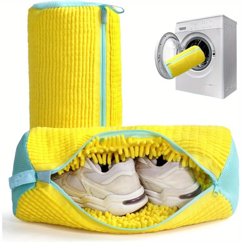 Sneaker Care Cleaning Kit - 두꺼운 신발 세탁망, 지퍼 보호 기능이