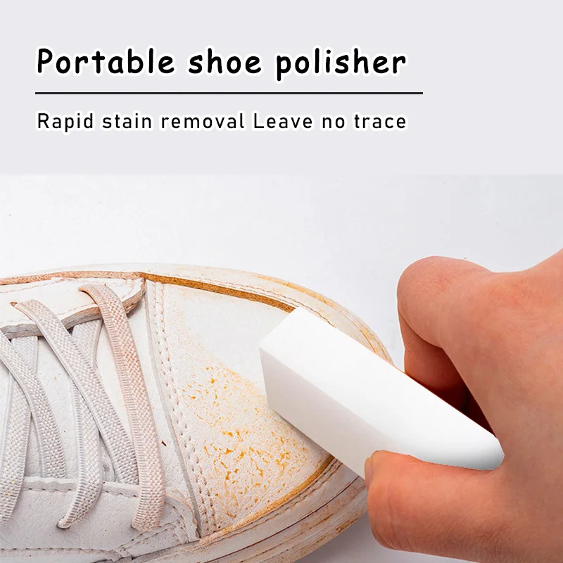 Sneaker Care Cleaning Kit - 휴대용 구두 광택제 화이트 슈즈 디스케일링