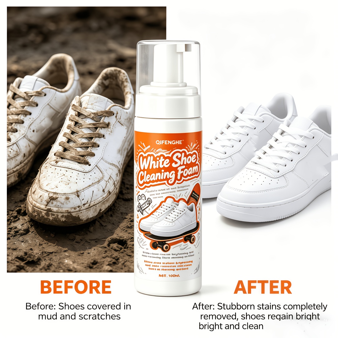 휴대용 무세척 화이트 슈즈 클리너 폼, 스니커즈, 가죽 - Sneaker Care Foam 리뷰 및 가격