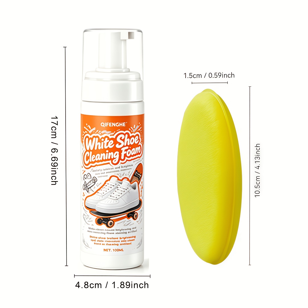 휴대용 무세척 화이트 슈즈 클리너 폼, 스니커즈, 가죽 - Sneaker Care Foam 리뷰 및 가격