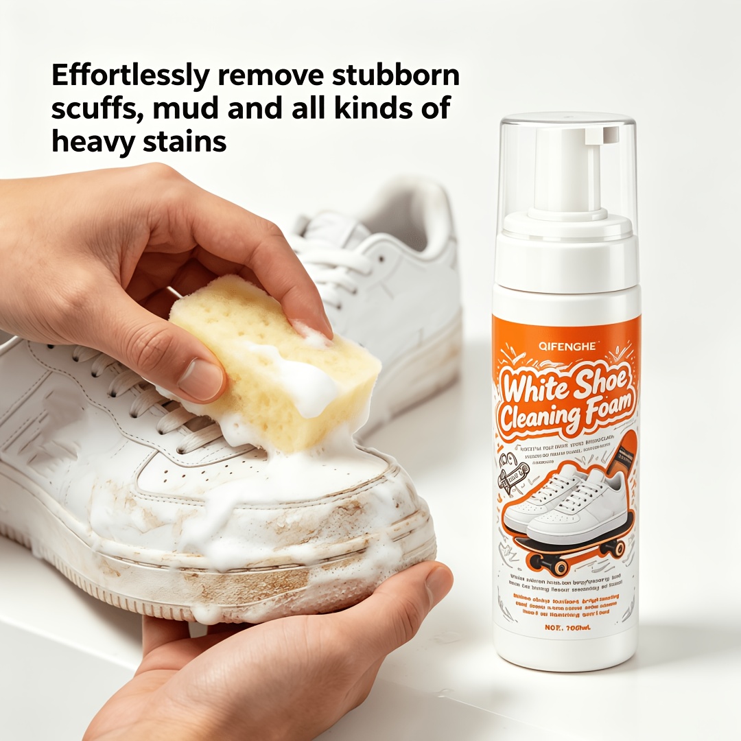 휴대용 무세척 화이트 슈즈 클리너 폼, 스니커즈, 가죽 - Sneaker Care Foam 리뷰 및 가격