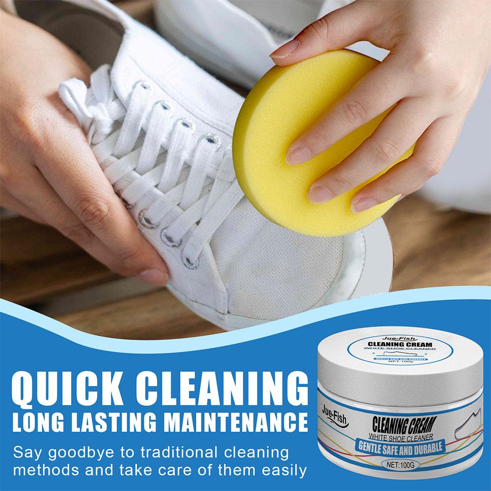 흰색 신발 청소 크림 얼룩 제거제 신발 미백 신발 운동 - Sneaker Care Cleaning Kit 리뷰 및 가격