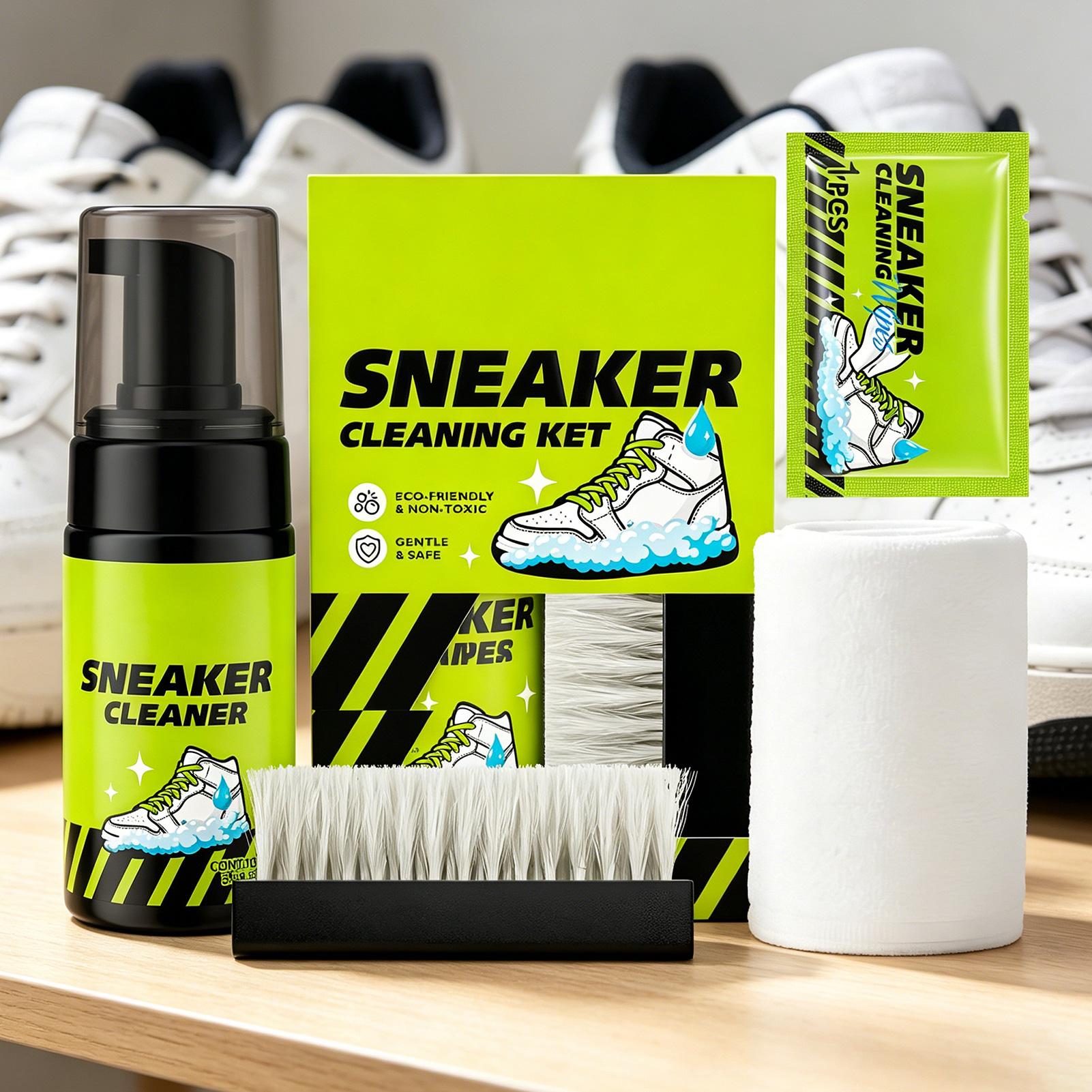스니커즈 클리너 4개입 100ml 폼 노워시 케어 리무 - Sneaker Care White 리뷰 및 가격