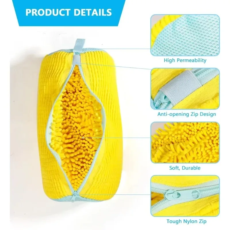 재사용 가능한 내구성 있는 신발 세탁 가방 (모든 신발 - Sneaker Care Cleaning Kit 리뷰 및 가격