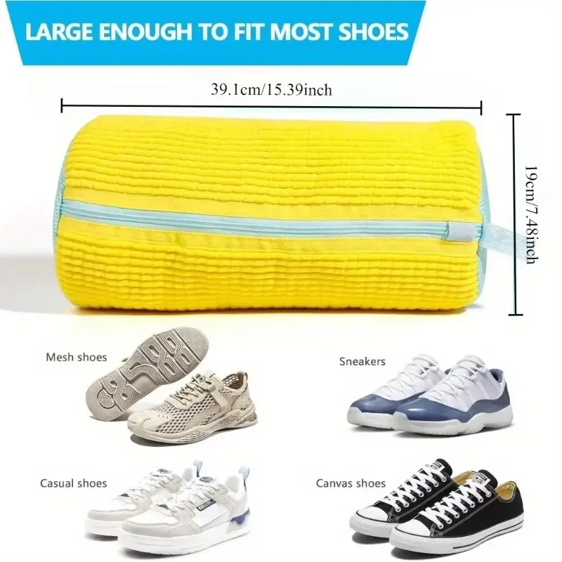 재사용 가능한 내구성 있는 신발 세탁 가방 (모든 신발 - Sneaker Care Cleaning Kit 리뷰 및 가격