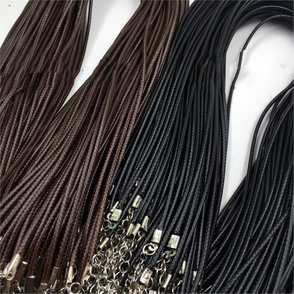 20개 45cm 브라운 왁스 목걸이 끈 청동 체인 로브 - Patent Leather Shine 리뷰 및 가격