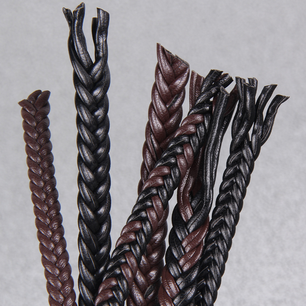 2미터 PU 가죽 끈 6mm/8mm 평평한 꼬임 끈 팔 - Patent Leather Shine 리뷰 및 가격