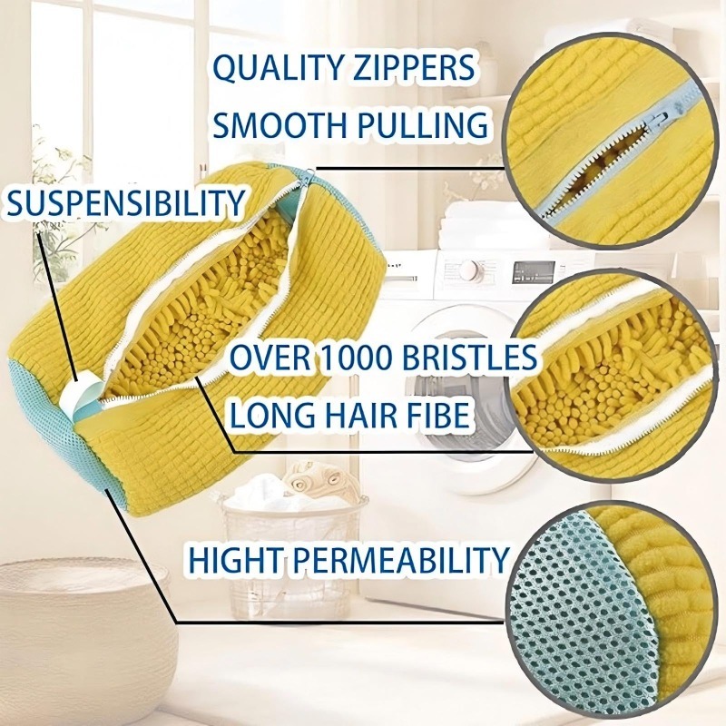 세탁망 신발 세탁기용 가방 - 지퍼형 세탁망, 내부에  - Sneaker Care Cleaning Kit 리뷰 및 가격
