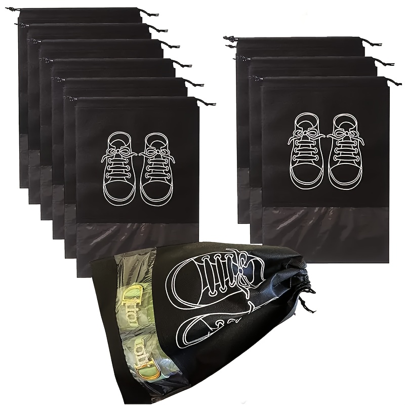 10개 신발 보관 가방, 부직포 방진 여행용 신발 정리 - Shoe Bag Dust 리뷰 및 가격