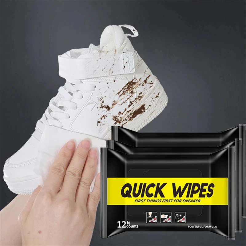 12Pcs/30Pcs 일회용 신발 깨끗한 물티슈 휴대용 - Sneaker Care White 리뷰 및 가격