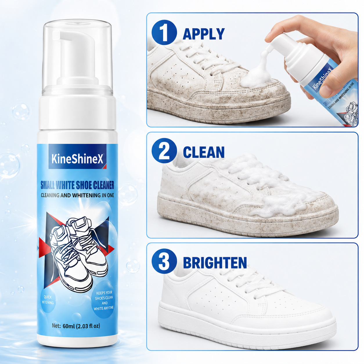 기헨 신발 클리너 키트, 물 없이 사용하는 폼 신발 클 - Sneaker Care Foam 리뷰 및 가격