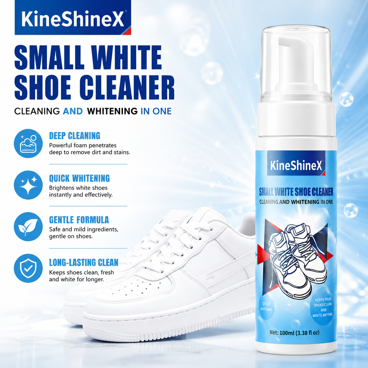 기헨 신발 클리너 키트, 물 없이 사용하는 폼 신발 클 - Sneaker Care Foam 리뷰 및 가격